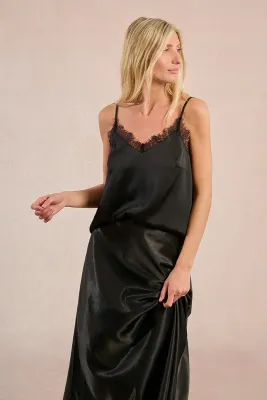 Molly Bracken T1286DN Women's Woven Silk Camisole