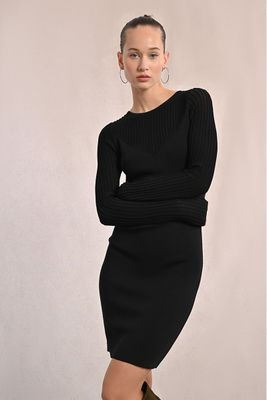 Molly Bracken T2111DN Women's LS Knit Dress/