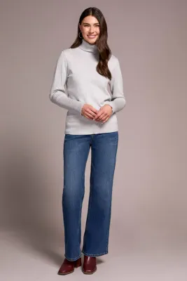 Tribal 2292O-835 Women's L/S Turtle Neck Sweater/