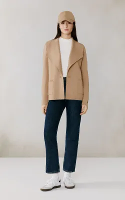 Soia & Kyo IONI Women's Knit Cardigan/TEAK HEATHR