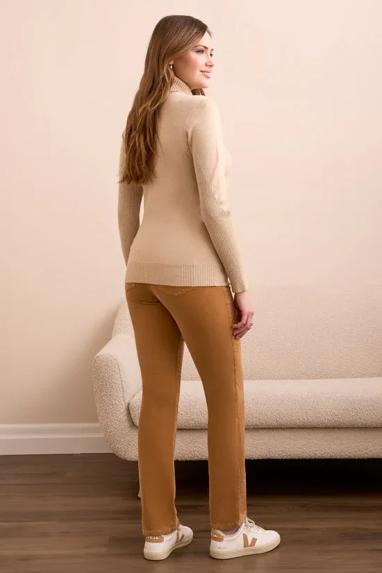 Tribal 2292O-835 Women's Long Sleeve Turtle Neck Sweater