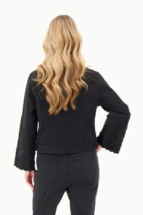 Gabby Isabella 525702- Spanner- Women's Beaded Jean Jacket