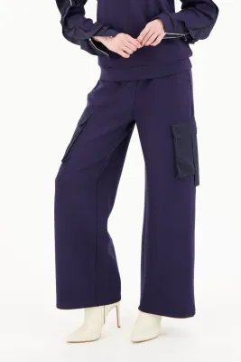 Gabby Isabella 525617- Spanner- Women's Satin Cargo Straight Leg Pant/