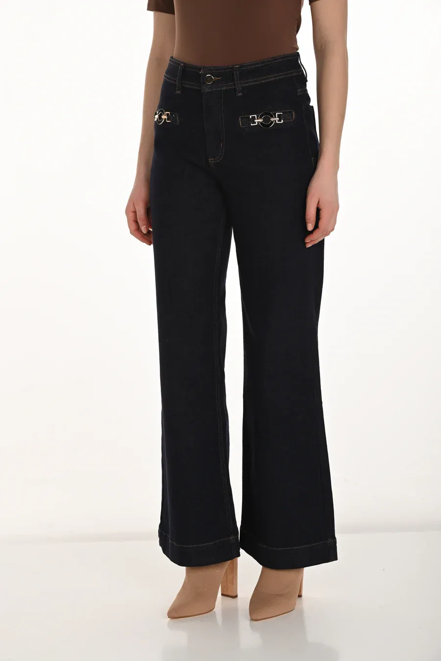 Frank Lyman 254979 Women's Woven Denim Pant
