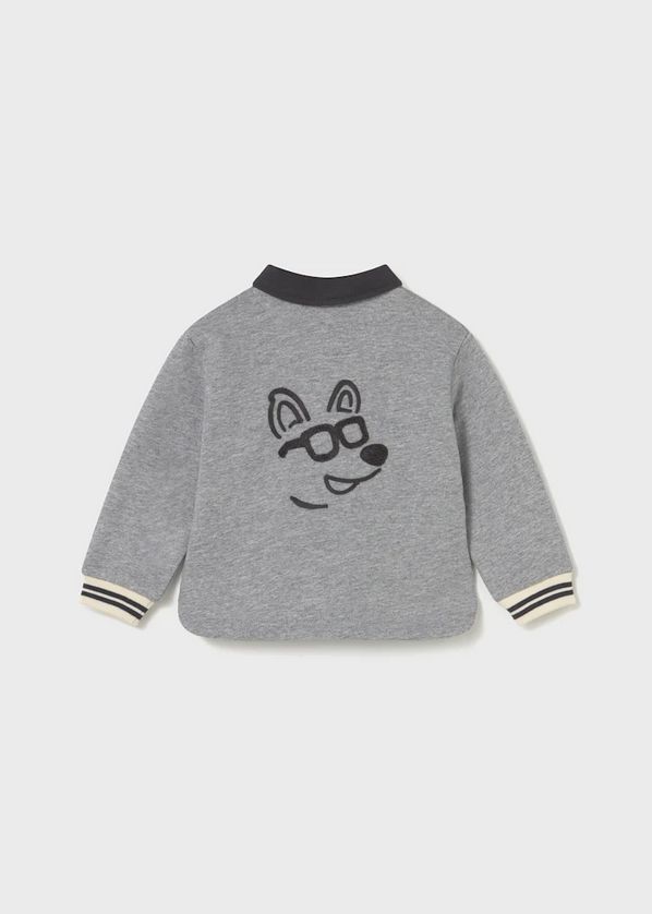 Mayoral 2415 / 2503 Boy's Junior Long Sleeve Pullover & Jogger Set 2PC – Ceniza