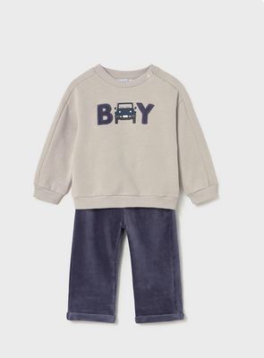 Mayoral 2513 Boy's Junior Long Sleeve Sweater & Corduroy Pants Set 2PC – Ballena