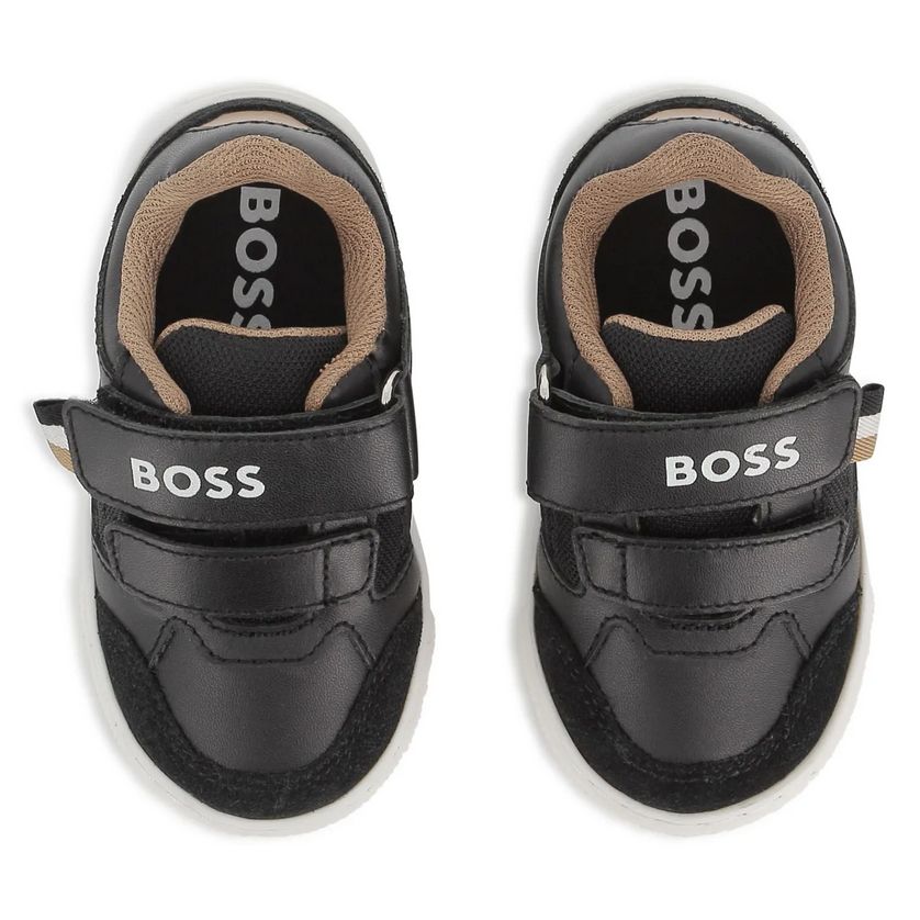 BOSS J52577 Baby Boy's Velcro Trainers