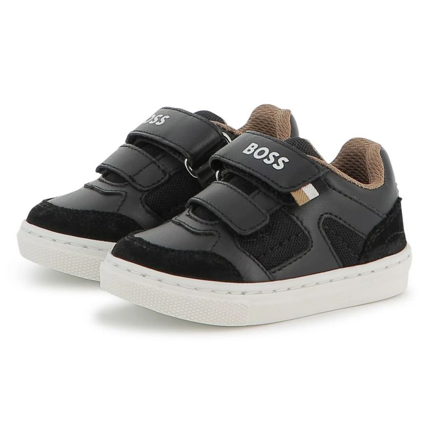 BOSS J52577 Baby Boy's Velcro Trainers