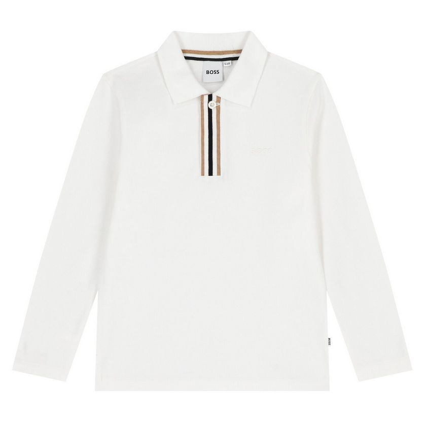 BOSS J52333 Boy's Long Sleeve Polo