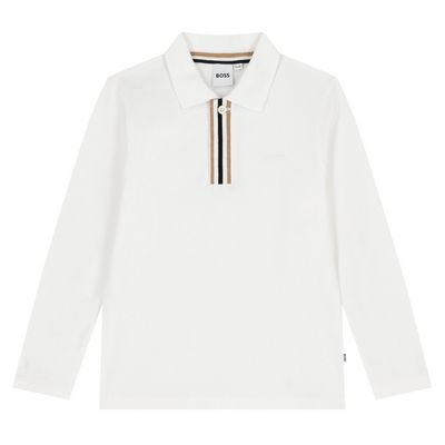 BOSS J52333 Boy's LS Polo/