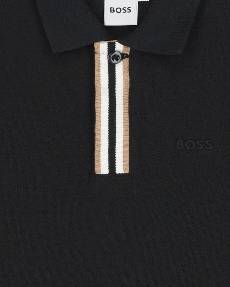 BOSS J52333 Boy's Long Sleeve Polo
