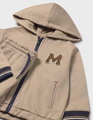 Mayoral 2839 Baby Boy's Tracksuit Set 2PC/BEIGE