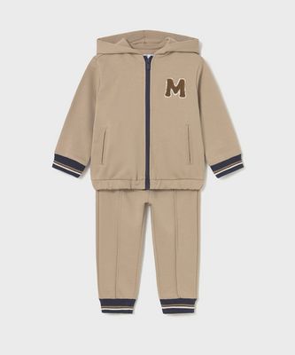 Mayoral 2839 Boy's Junior Tracksuit Set 2PC – Beige