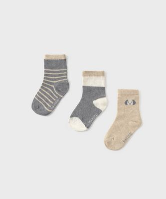 Mayoral 10009 Baby Boy's Socks Set 3PR/NIEBLA