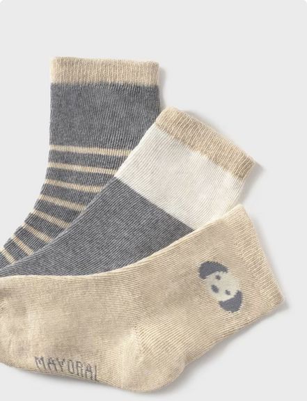 Mayoral 10009 Baby Boy's Socks Set 3PR – Niebla