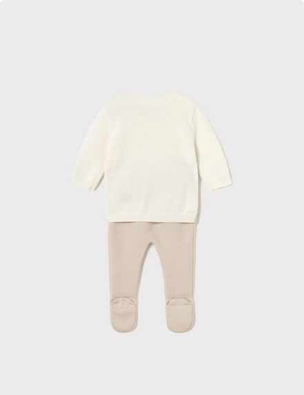 Mayoral 2563 Baby’s Long Sleeve Embroidery Top & Leg Warmer Set 2PC