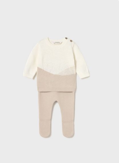 Mayoral 2563 Baby’s Long Sleeve Embroidery Top & Leg Warmer Set 2PC