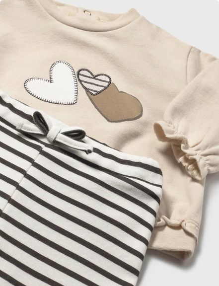 Mayoral 2710 Baby Girl's Long Sleeve Top & Legging Set 2PC