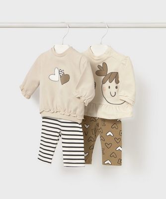 Mayoral 2710 Baby Girl's LS Top & Legging Set 2PC/
