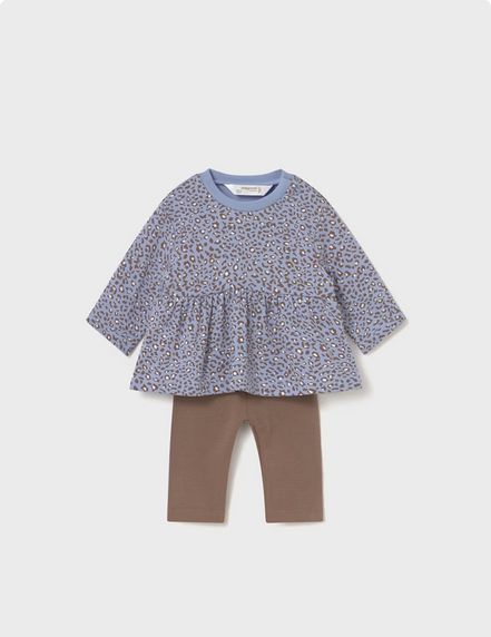 Mayoral 2726 Baby Girl's Long Sleeve Top & Legging Set 2PC