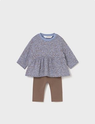 Mayoral 2726 Baby Girl's LS Top & Legging Set 2PC/