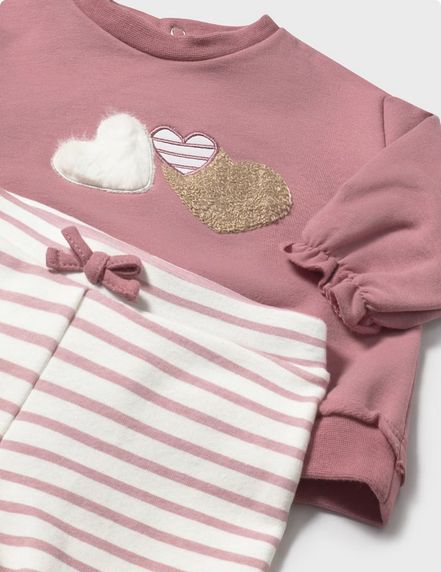 Mayoral 2710 Baby Girl's Long Sleeve Top & Legging Set 2PC