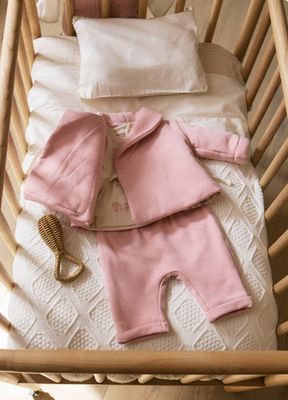 Mayoral 2561 Baby Girl's LS T-Shirt, Cardigan & Pants Set 3PC/ORQUIDEA