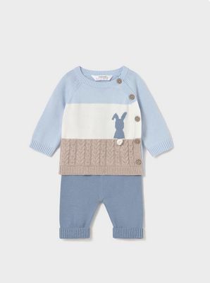 Mayoral 2569 Baby Boy's Long Sleeve Knit Top & Pants Gift Box Set 2PC – Nube