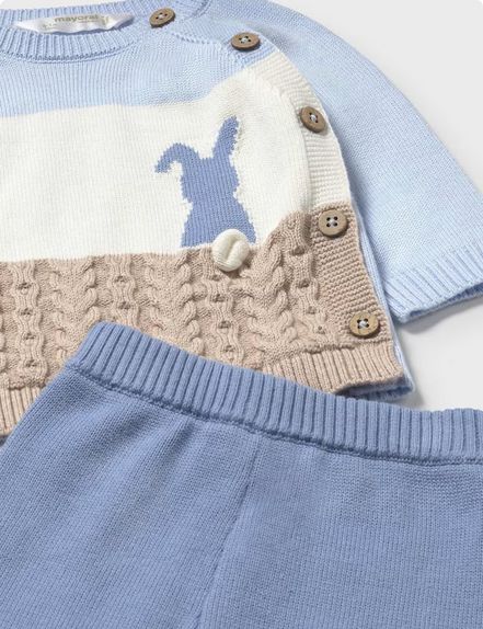 Mayoral 2569 Baby Boy's Long Sleeve Knit Top & Pants Gift Box Set 2PC – Nube