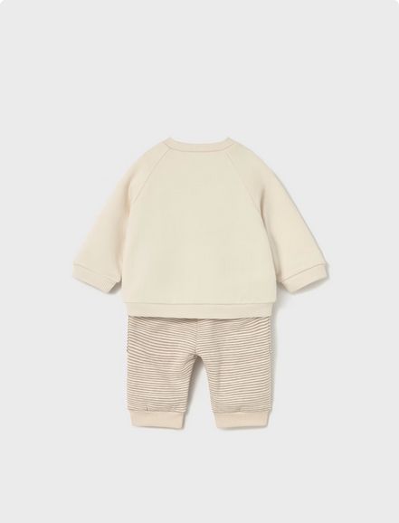 Mayoral 2639 Baby Boy's Long Sleeve Top & Pants Set 2PC – Cacao