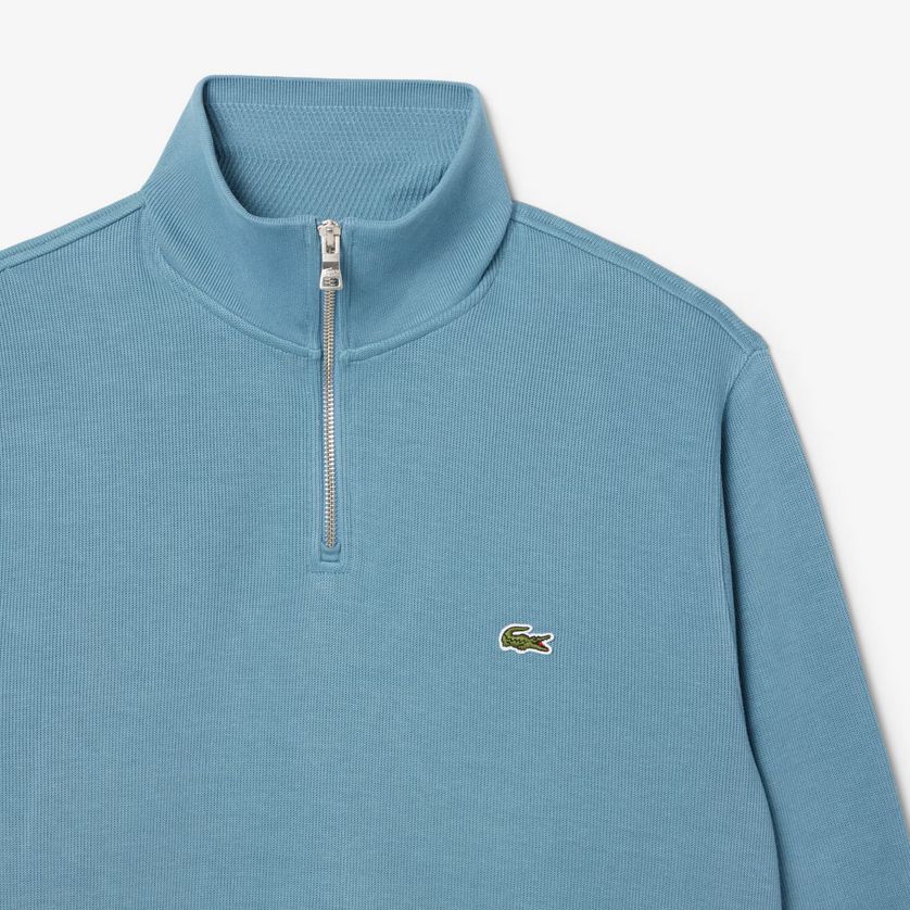 Lacoste SH1927 52 166 Men’s Sweater w/ Neck Zip – Navy