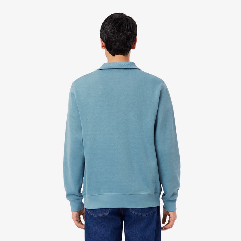 Lacoste SH1927 52 166 Men’s Sweater w/ Neck Zip – Navy