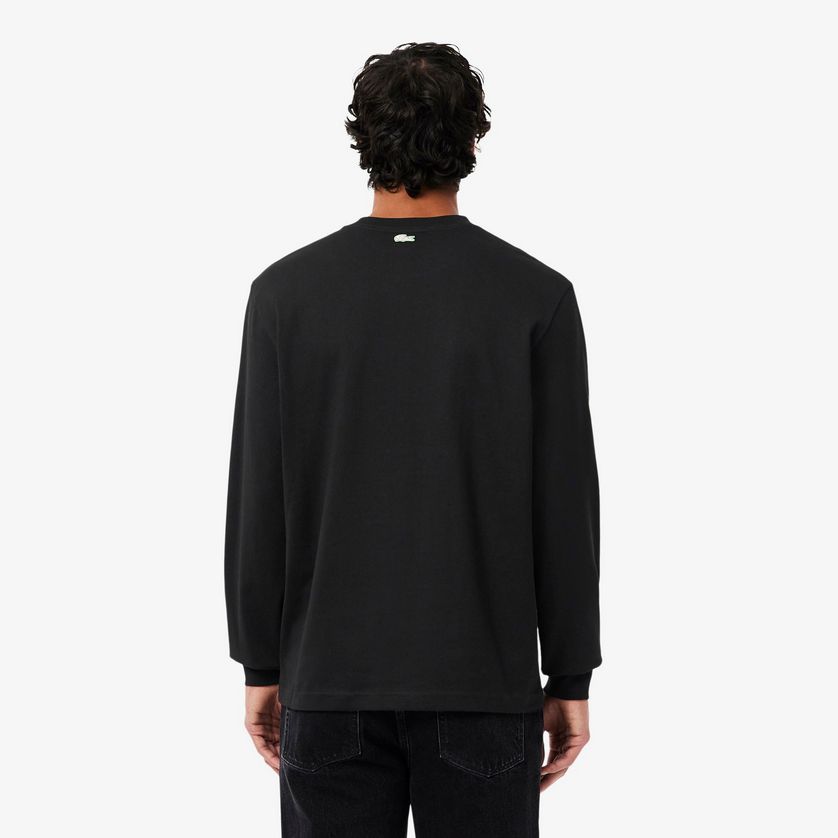 Lacoste TH7709-52 Men's Classic Fit Round Neck T-Shirt