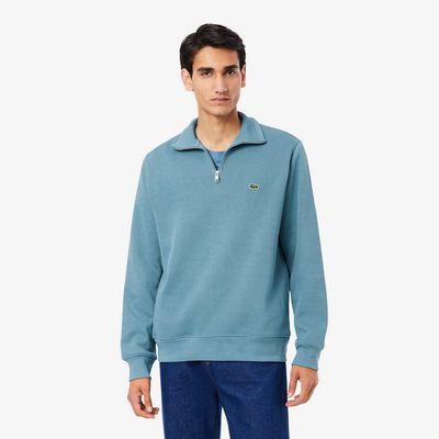 Lacoste SH1927 52 166 Men’s Sweater w/ Neck Zip – Navy