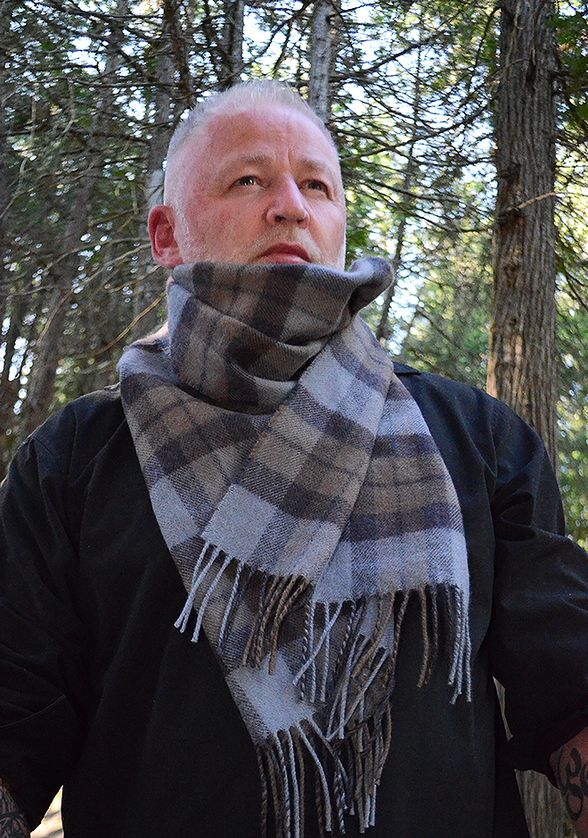 Patrick King 1001Outlander Men's Lambswool Tartan Scarf – Outlander
