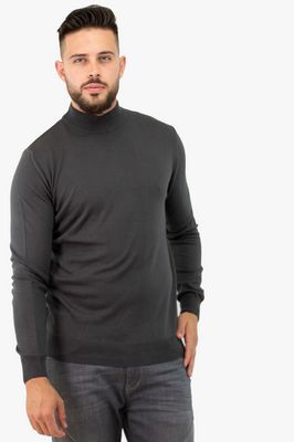 Modango MOSW000312 Men’s LS Mock Neck Basic Sweater/