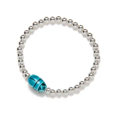 Beblue BBTALI-S-A Silver Scarabee Amulet Bracelet