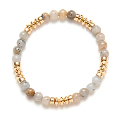Beblue BBSURBRAZ-PF Gold Be Brazen-PEACEFUL FLOW Bead Bracelet