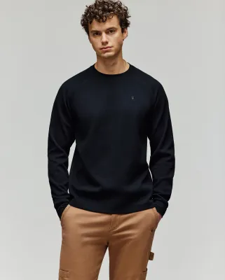 Psycho Bunny MT0200091 L/s Round Neck Waffle Top/