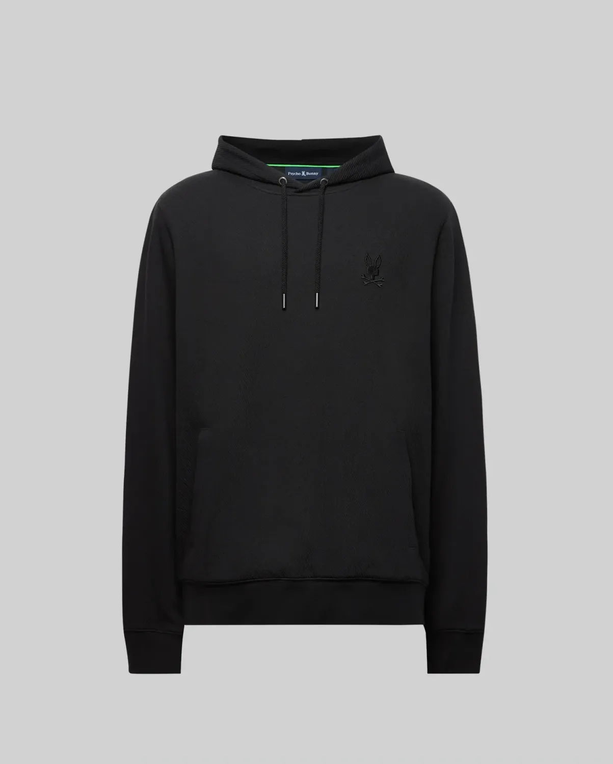 Psycho Bunny MT0500019 Mens Twill Textured Hoodie