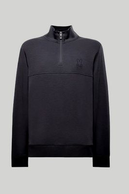 Psycho Bunny MT0500109 Mens 1/4 Zip Sweater/