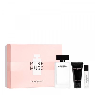 Narciso Rodriguez 82000948 Women’s Eau De Parfum-PURE MUSC 3PC Gift Box Set
