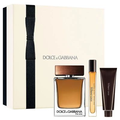 Dolce & Gabbana P1TO2C08- THE ONE Men's Perfume & Body Care Gift Set