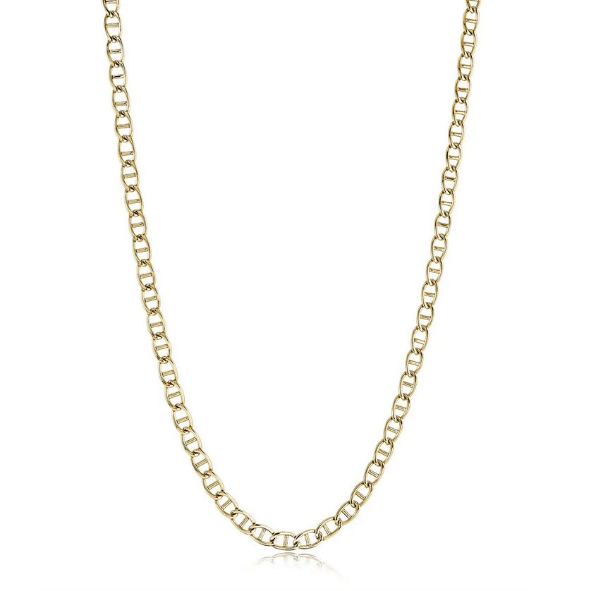 Italgem SYN100 Men's Gold IP-S.Steel 4.8MM-Mariner Link Chain/