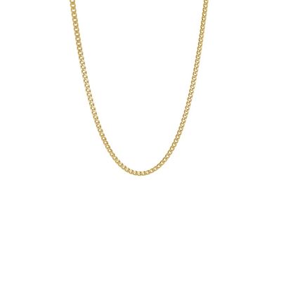 Italgem SYN22 Men's Gold IP-S.Steel 3.3MM-Polished Curb Chain/