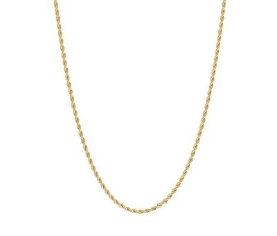 Italgem SYN92 Women's Gold-IP S.Steel 2MM-Polished Rope Chain/