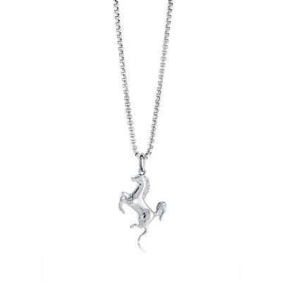 Italgem SP468 S.Steel Horse-Pendant 20" Necklace