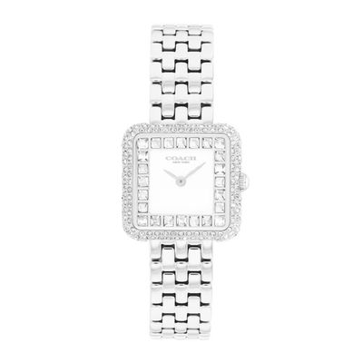 Coach 14504558 Women's Watch CZ Square Shape / SILVER