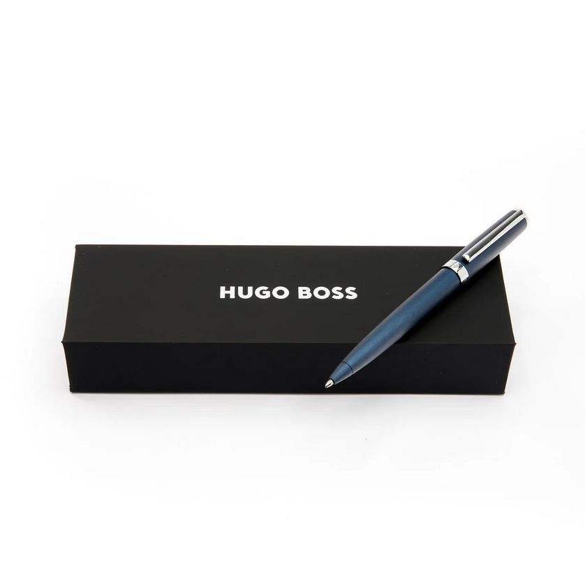 Hugo Boss HSK4414N Gear Brushed Navy Ball Point Pen
