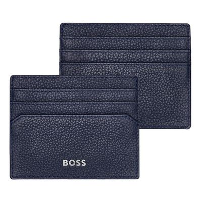 Boss HLC416N Classic Grained Navy Card Holder
